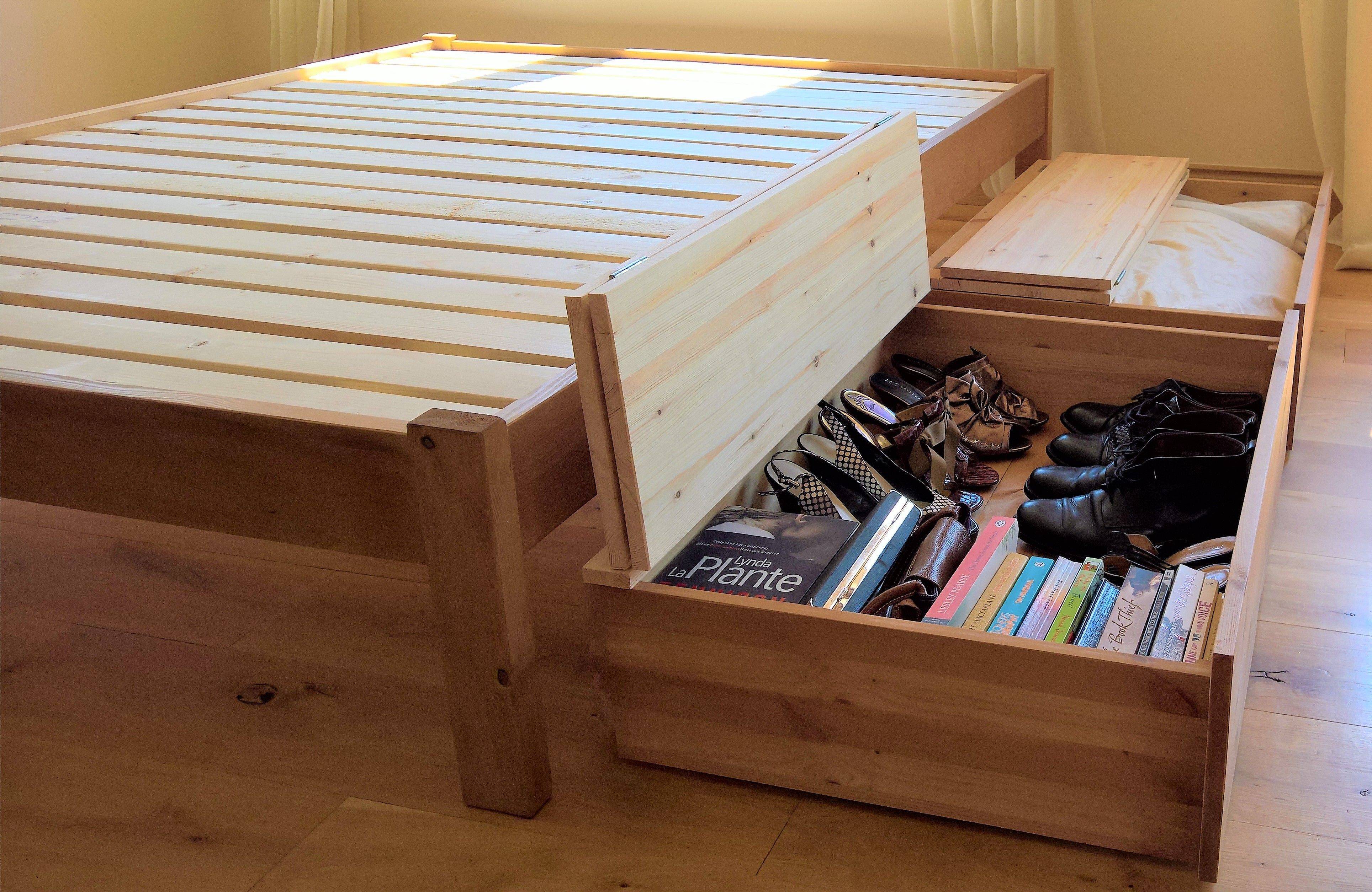 (+54 фото) кровать подиум с ящиками своими руками чертежи