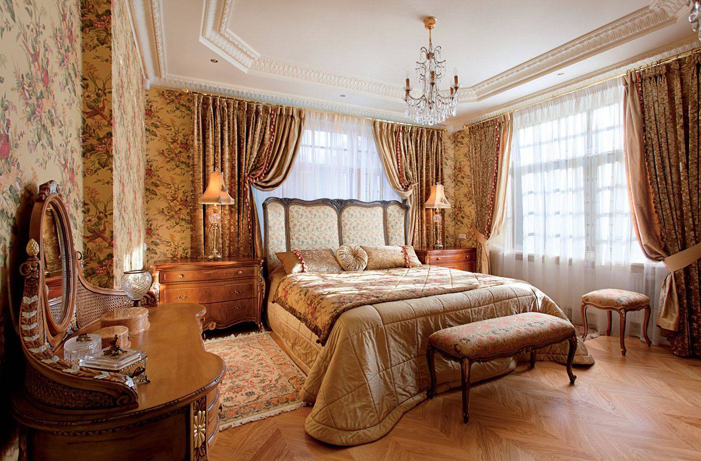 Спальня в английском стиле: основные принципы оформления и необходимые элементы интерьера, фото