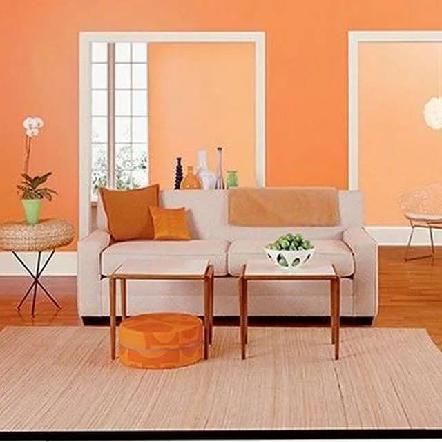 Персиковый цвет в интерьере и его сочетания +70 фото примеров