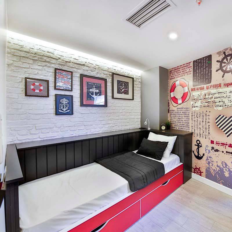 Дизайн маленькой комнаты в общежитии