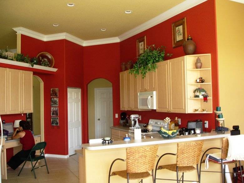 Краска для стен на кухне: варианты и критерии выбора