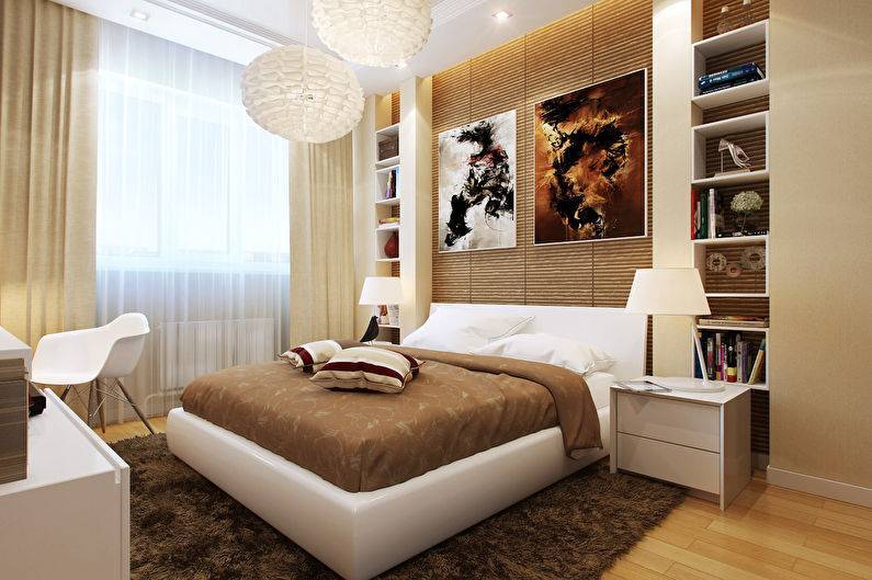 Дизайн спальни 12 кв. м. (145 фото): реальный интерьер маленькой комнаты с лоджией или балконом, как обставить узкую спальню в панельном доме