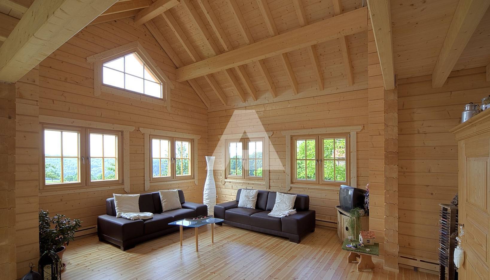 Внутренняя отделка деревянного дома: особенности интерьеров в разных стилях