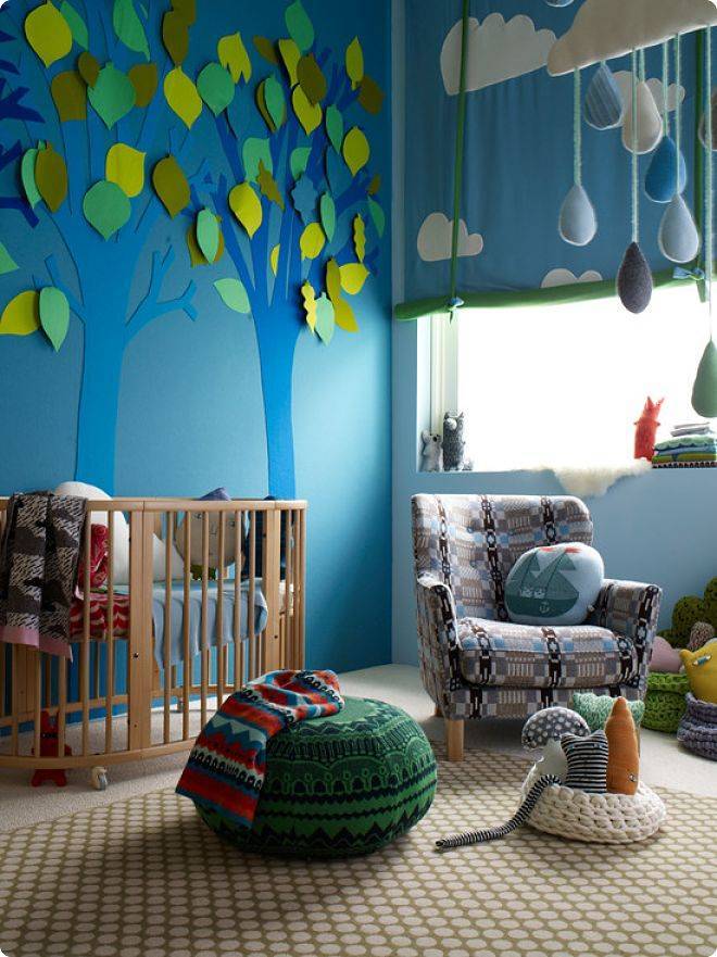 Стены в детской — яркие идеи дизайна и нюансы оформления стен и потолка для детской (120 фото и видео)