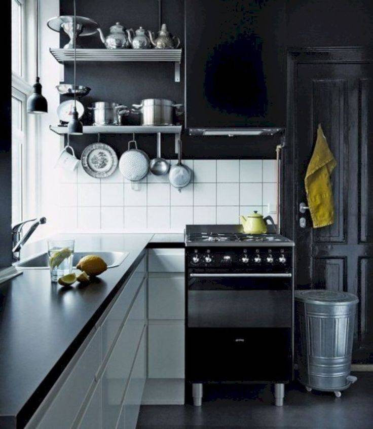 Дизайн черно-белой кухни: идеи оформления