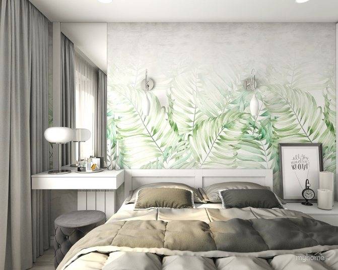 Дизайн интерьера спальни с фотообоями: 68 роскошных фото-идей и примеров оформления