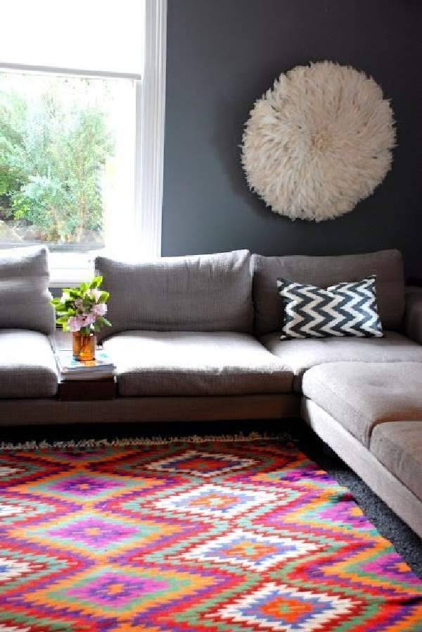 Как выбрать ковер на пол для гостиной: натуральные ковровые изделия в интерьере