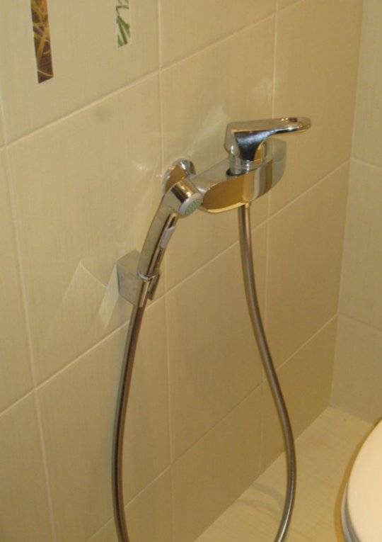Гигиенический душ в интерьере туалета – какой выбрать