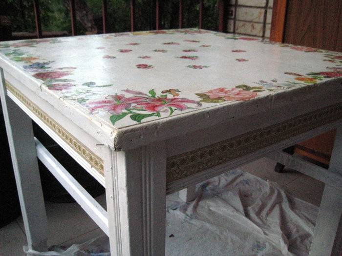 Как провести реставрацию стола в домашних условиях, идеи декора