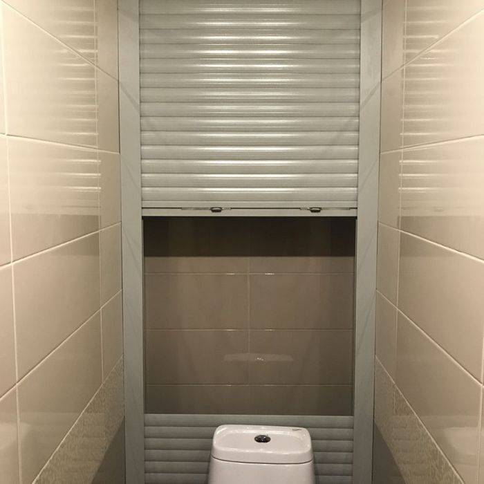 Двери для сантехнического шкафа в туалете
