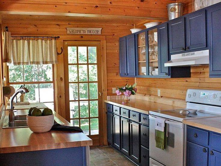 Кухня в деревянном доме из бруса: фото-варианты оформления дизайна