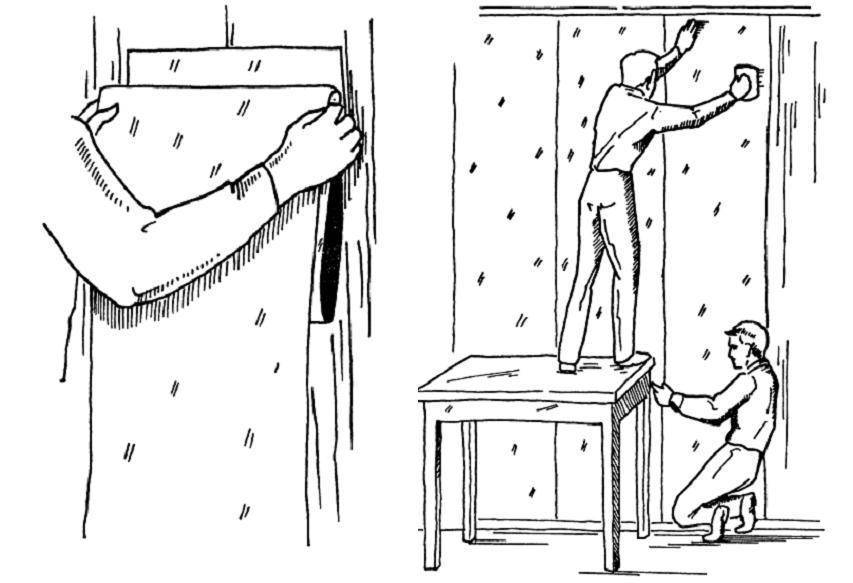 Как клеить обои на потолок: встык и чтобы не отвалилось