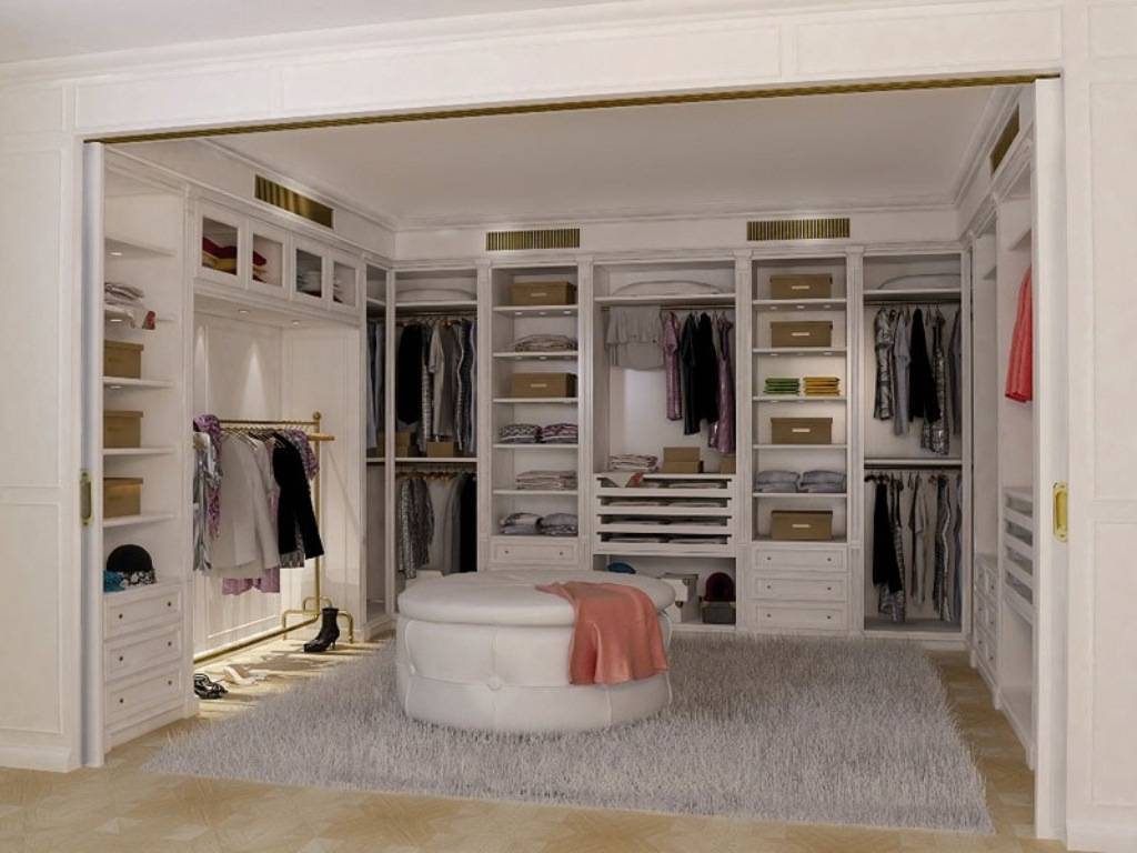 Дизайн спальни с гардеробной комнатой- варианты воплощения