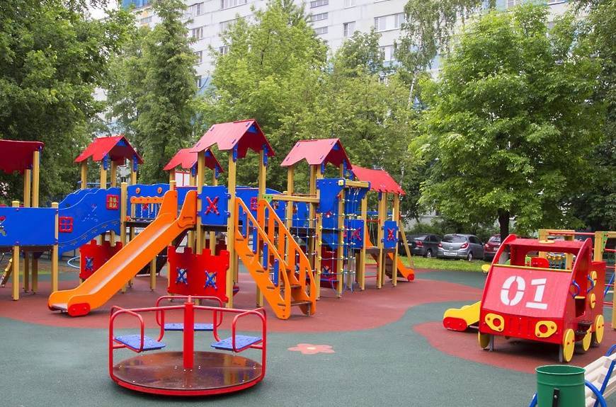 Нормы размещения и установки детских площадок