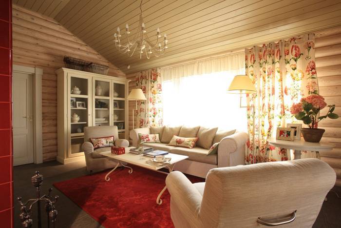 Интерьер гостиной в частном доме (117 фото): дизайн зала в  стиле «лофт» в загородном деревянном доме,  оформление комнат