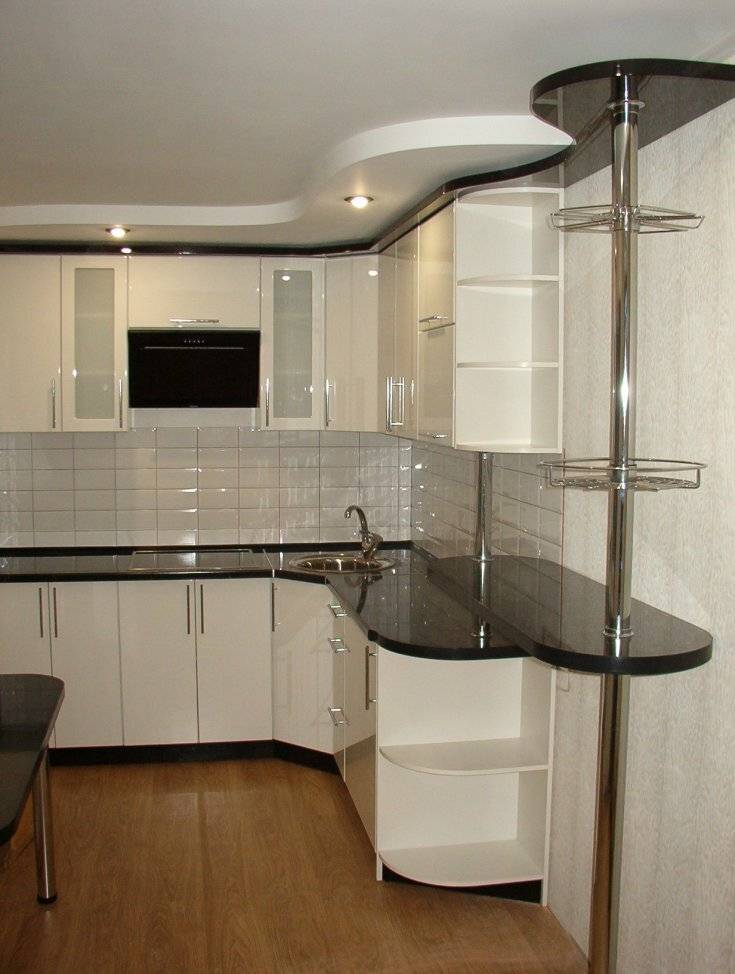 Угловая кухня с барной стойкой (49 фото): дизайн маленького кухонного гарнитура, выбираем небольшие г-образные кухни для квартиры-студии