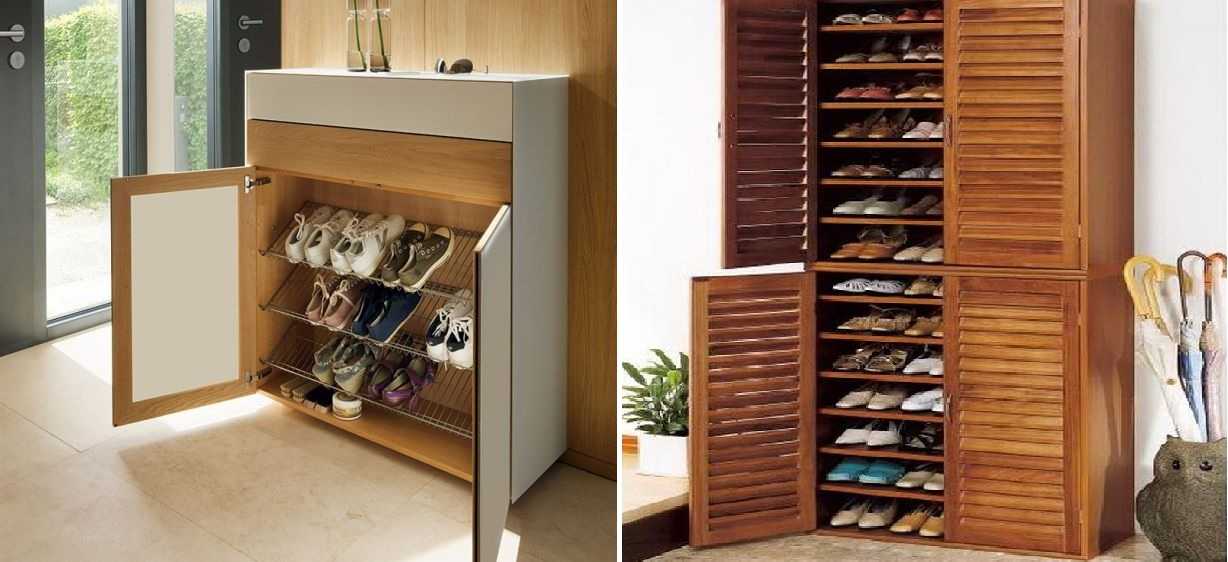 Шкаф для обуви в прихожую - как правильно выбрать и 50 фото идей