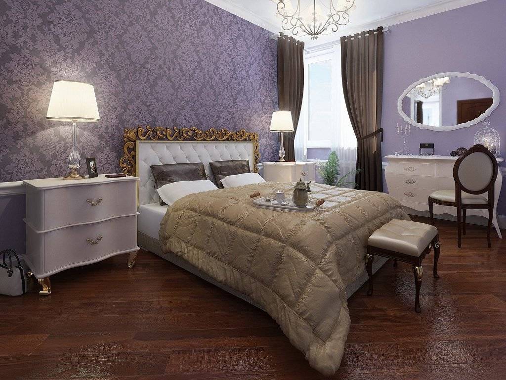 Дизайн обоев в спальне: комбинирование — 40 фото идей интерьера