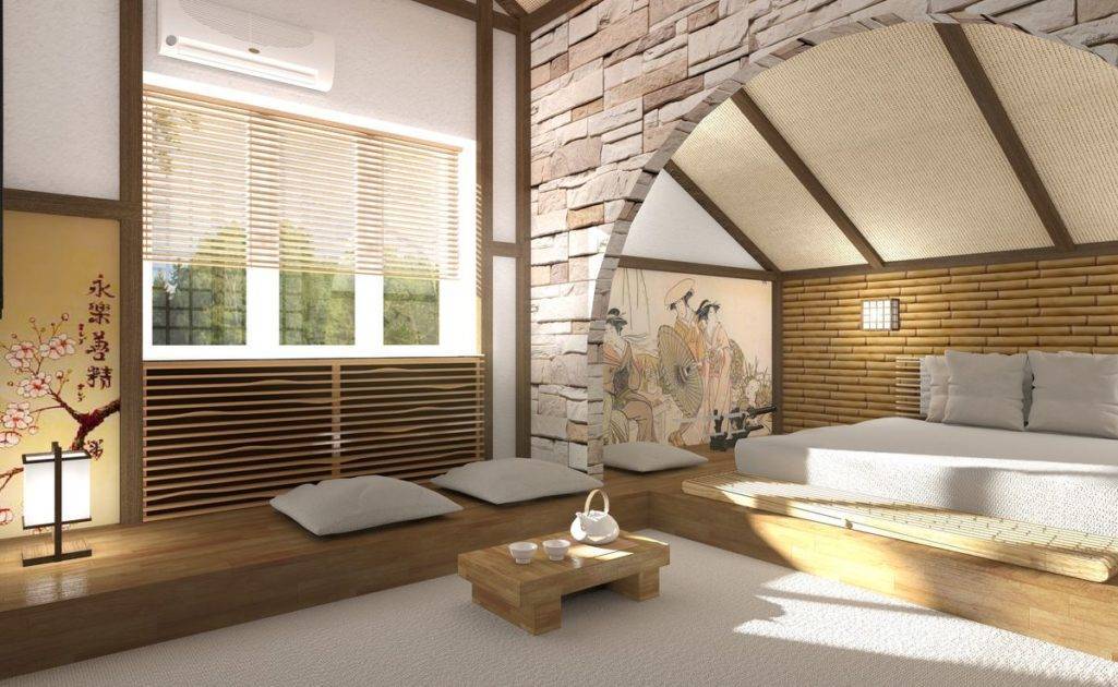 Спальня в японском стиле (фото и описание)