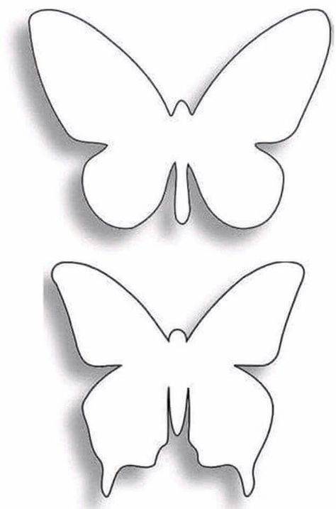Шаблоны бабочек из бумаги для украшения интерьера - необычные идеи