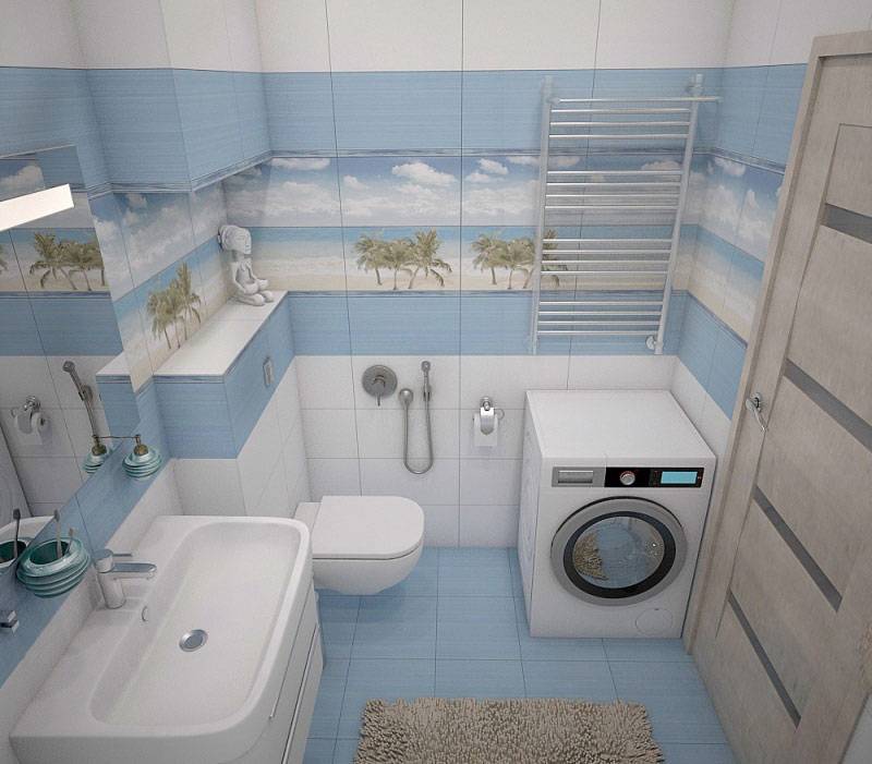 Дизайн ванны 5 кв. м с туалетом (62 фото): планировка совмещенного санузла со стиральной машиной и без, варианты интерьера