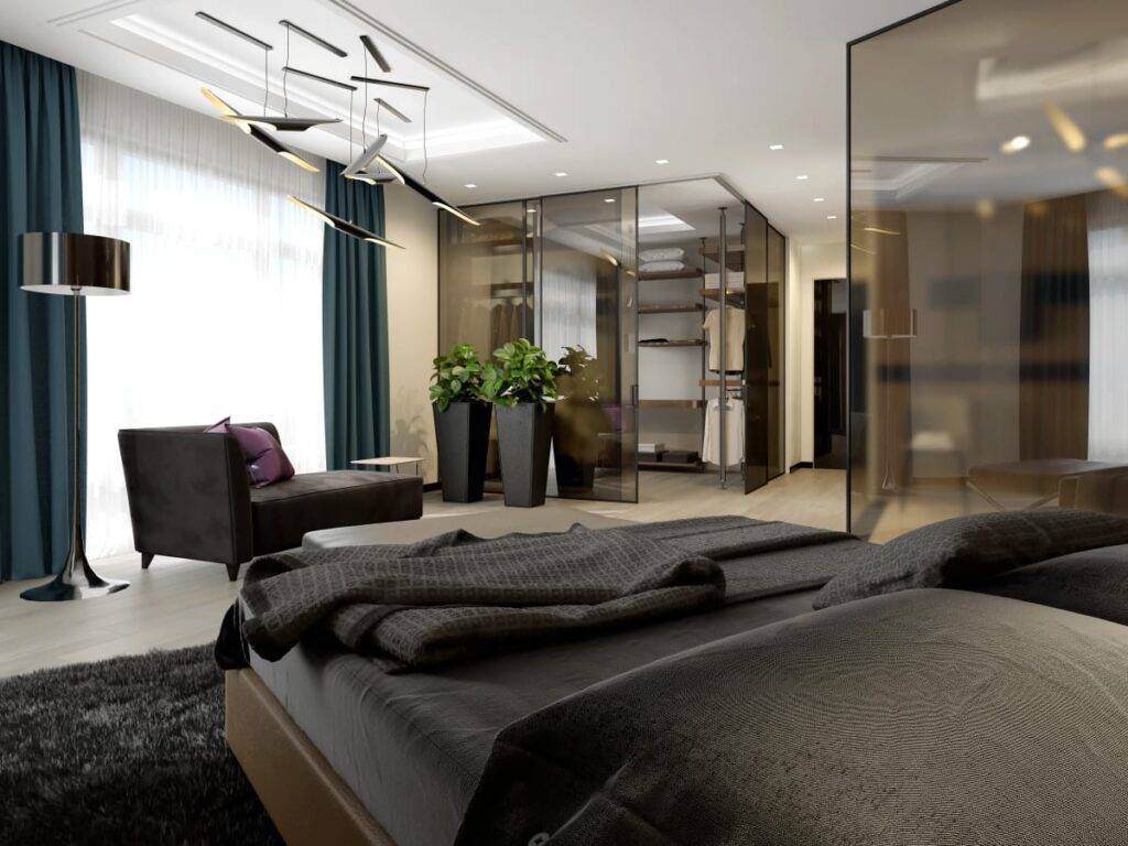 Интерьер и дизайн мужской комнаты | 30 идей оформления спальной комнаты