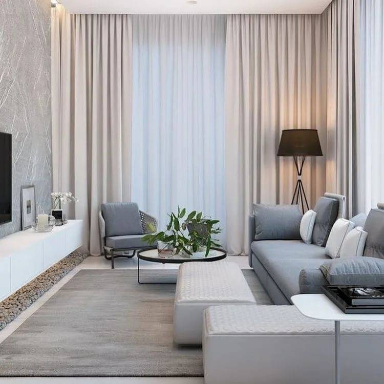Дизайн гостиной 2019 (85 фото) - современные идеи интерьеров, новые тренды в оформлении и отделке зала