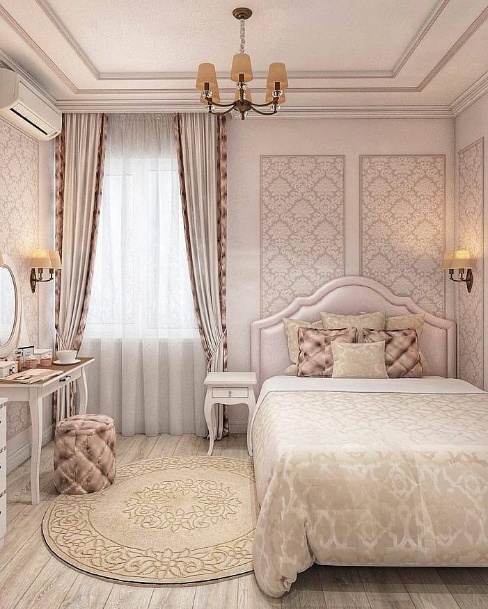 Спальня в классическом стиле (106 фото): классический дизайн спальни, интерьер в квартире среднего класса