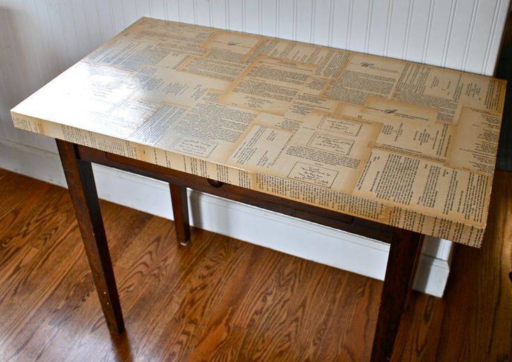 Старый стол – реставрация простая и быстрая