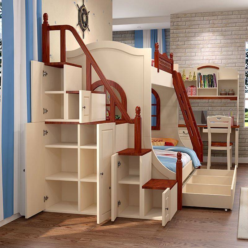 Детская комната с двухъярусной кроватью: особенности обустройства комнаты и выбора кровати