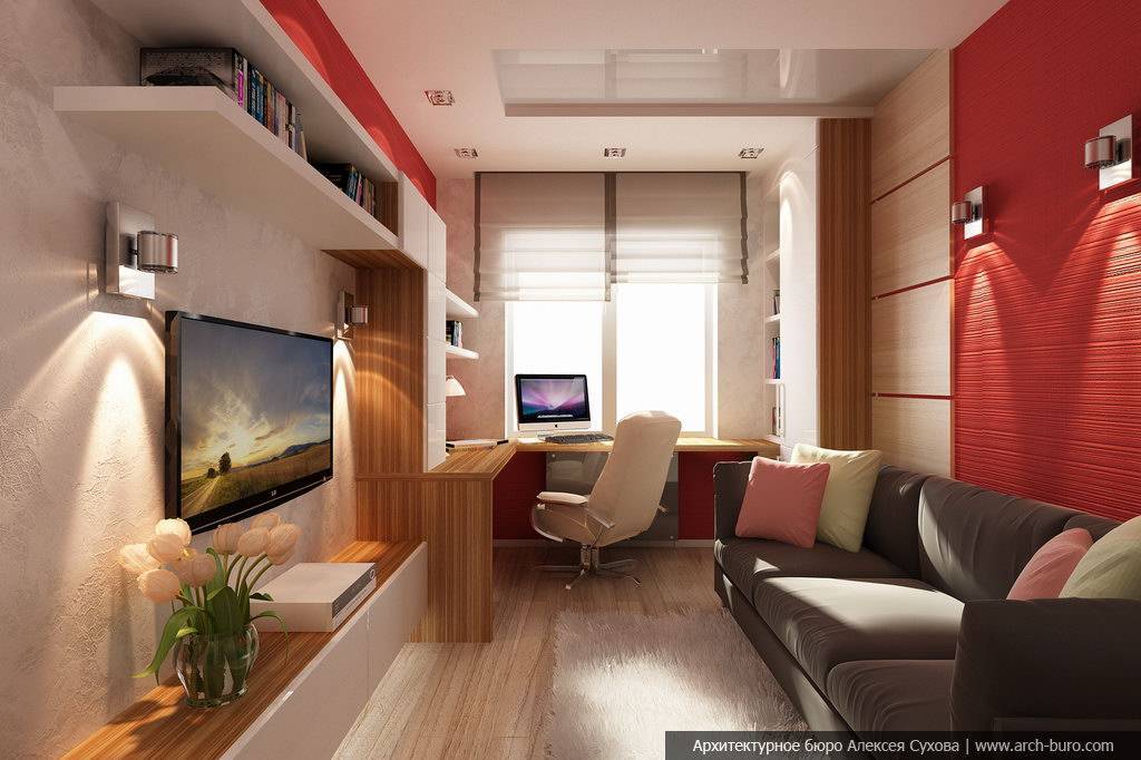Дизайн и интерьер на 12 кв.м. — советы и фото по обустройству комнаты
