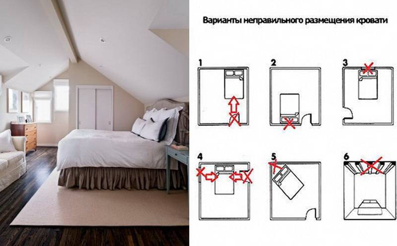 Как поставить кровать в спальне по фен-шуй