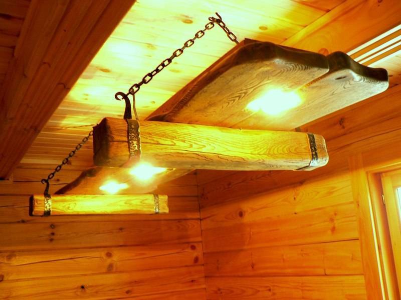 Освещение в бане: светодиоды, оптоволокно, беспроводные светильники
