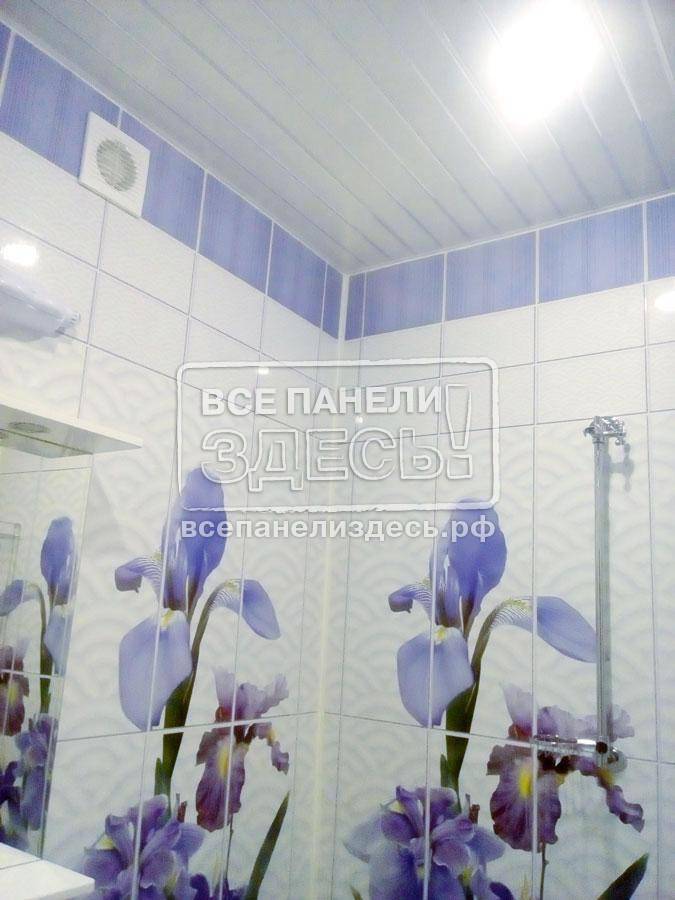 Отделка ванной комнаты пластиковыми панелями + 110 фото