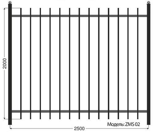 Забор из профильной трубы: цена, фото и установка секционных и сварных ограждений
