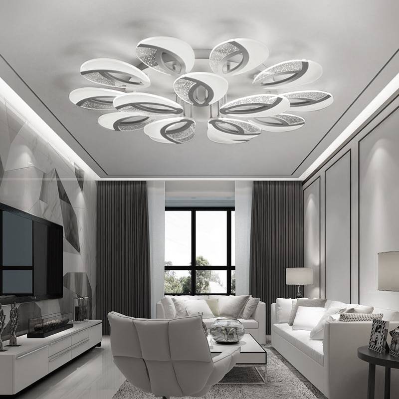 Потолок в гостиной - 120 фото красивого дизайна и оформления