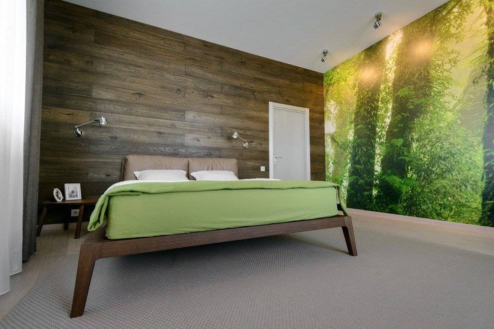 Ламинат на стене (68 фото): стены в спальне и прихожей, обшитые настенным ламинатом, варианты дизайна интерьера гостиной