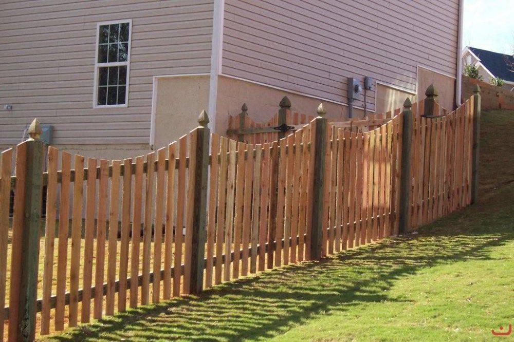 Забор для частного деревянного дома: 200+ (фото) красивых идей
