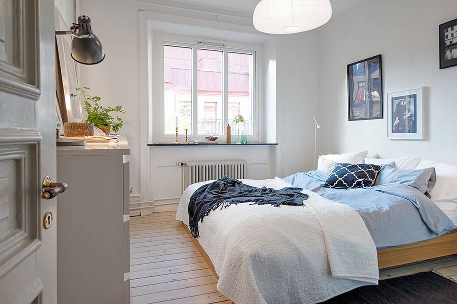 Великолепная спальня в скандинавском стиле: красота на 60 фото