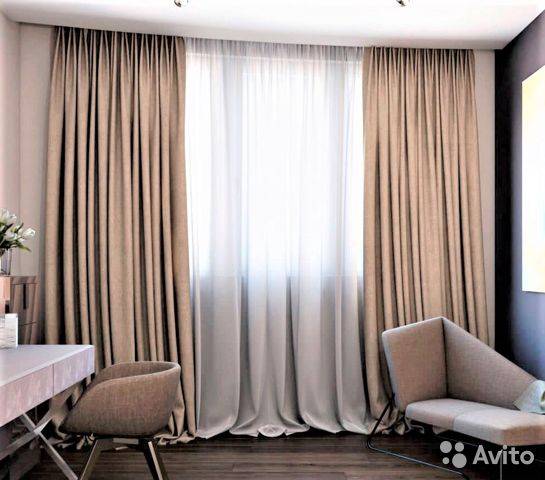Элегантные коричневые шторы в интерьере: лучшие примеры с фото