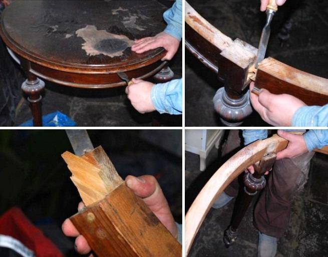 Реставрация старого стола-книжки: материалы, инструмент, пошаговая инструкция