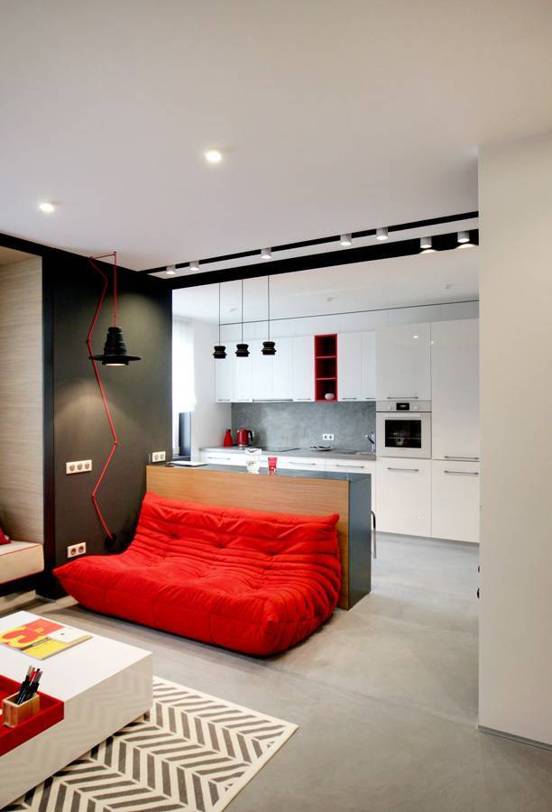 Дизайн-проект квартиры-студии +80 фото - «дизайн квартир»