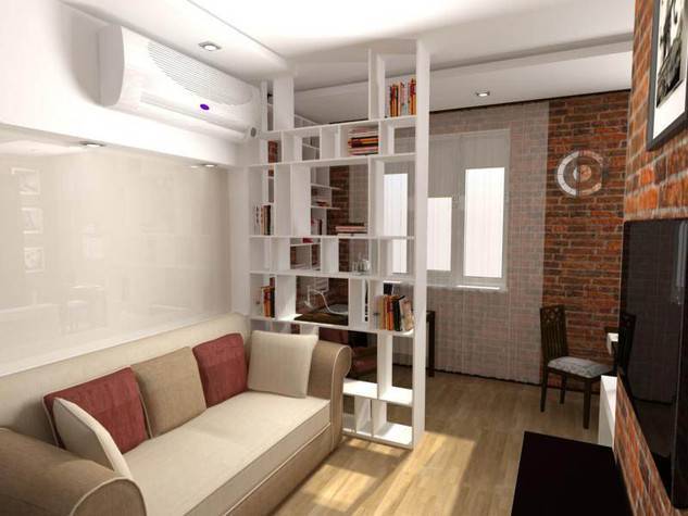 Дизайн однокомнатной квартиры для молодого мужчины