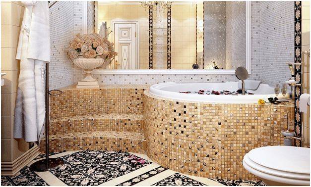 Дизайн ванной комнаты с мозаикой – какой дизайн выбрать (+фото)