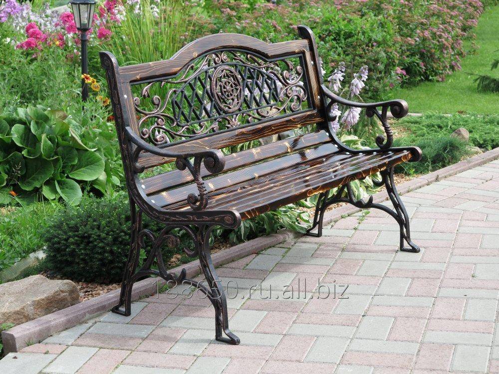 Садовая скамейка со спинкой своими руками: чертежи и фото удачных конструкций