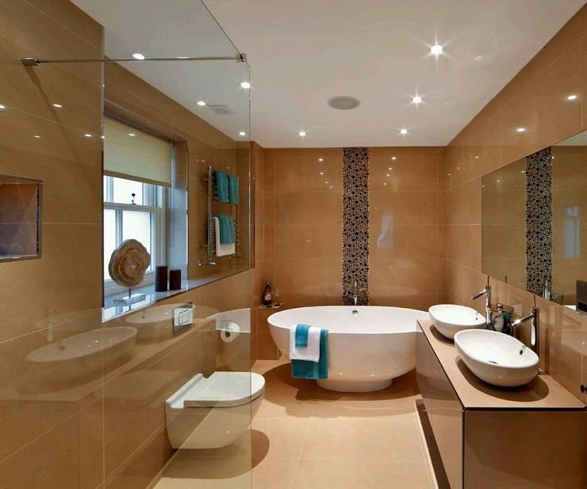 Потолок в ванной: как выбрать, из чего сделать и как оформить красиво (85 фото)