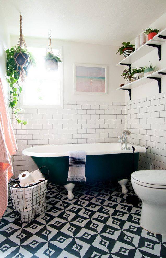 Плитка «кабанчик» в ванной (44 фото): дизайн интерьера ванной комнаты с белой, серой и другого цвета плиткой. плюсы и минусы отделки