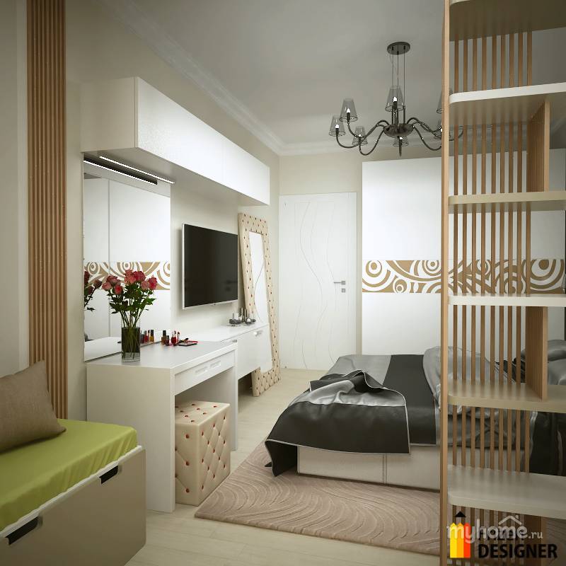 Правила зонирования комнаты на гостиную и детскую, идеи для дизайна и совмещения