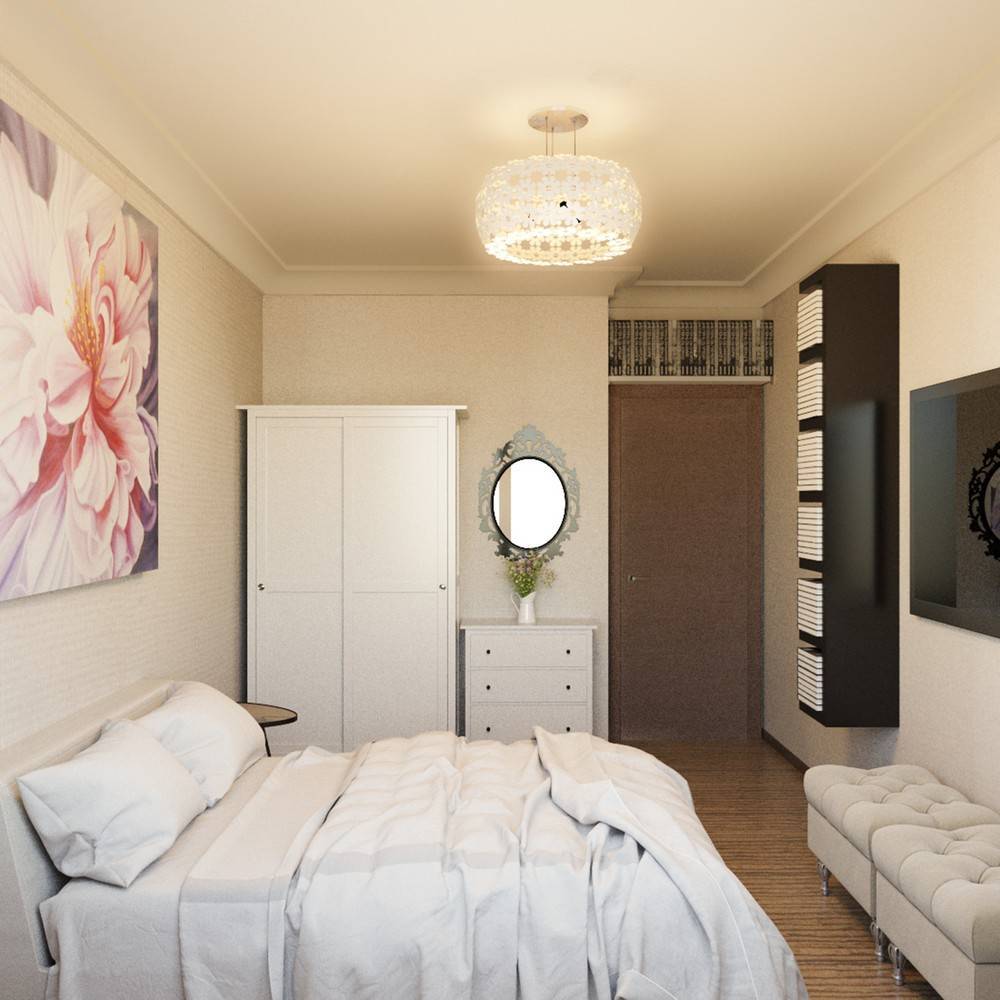 Дизайн интерьера спальни 14 кв м: 20 реальных дизайн фото