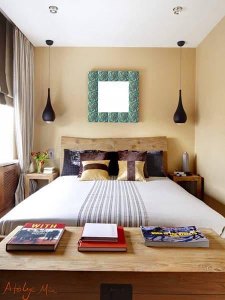 Дизайн спальной комнаты без окон с фото
